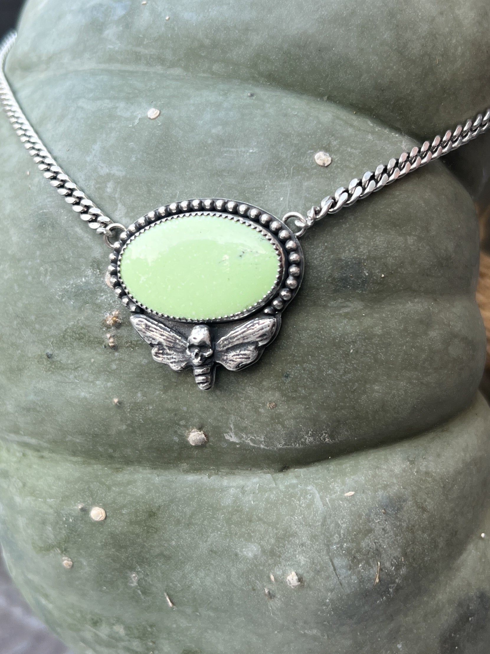 Death moth necklace