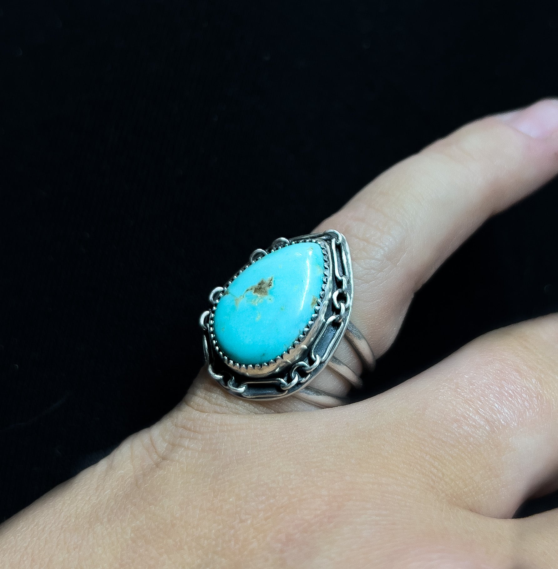 Turquoise ring size 6.75